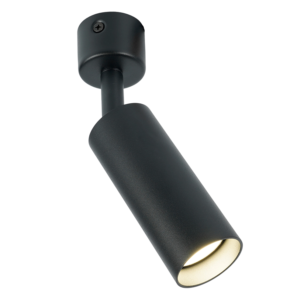 Светильник Feron ML1031 настенно-потолочный под лампу GU10, черный от компании Ферон за 