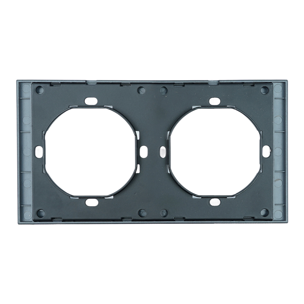 Рамка 2-местная, STEKKER, серия Мия, PFR00-3002-05, черный бархат от компании Stekker