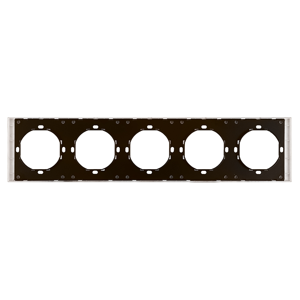 Рамка 5-местная, STEKKER, серия Мия, PFR00-3005-08, пудровый жемчуг от компании Stekker