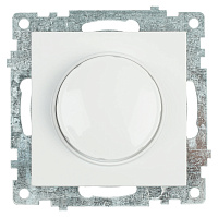 Выключатель диммирующий TRIAC(механизм), STEKKER GLS10-7106-01, 250V, 500W, серия Катрин, белый  39307