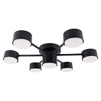 Светильник потолочный GX53 15Wx7, 230V, черный, AL269 GELA  Feron 53100