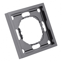 Рамка STEKKER, PFR00-5001-10 1-местная, серия Эмили, платиново-серый, soft touch 49962