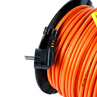 Удлинитель на пластиковой катушке Stekker STD02-41-50  50м, 4 гнезда с/з 3*1, оранжевый, серия Standart (UG) 39709