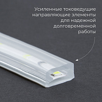 Cветодиодная LED лента Feron LS704, 60SMD(2835)/м 4.4Вт/м  100м 220V 6400K IP65 Cветодиодная LED лента Feron LS704, 60SMD(2835)/м 4.4Вт/м  100м 220V 6400K IP65