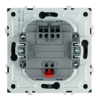 Выключатель 2-клавишный (механизм), СЗК, STEKKER, 250В, 10А, серия Эмили, RSW10-5104-05ZK, черный уголь, soft touch 50247