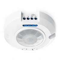 Датчик движения 400W 8m  120°(гориз.) 360°(верт.) белый SEN17  Датчик движения 400W 8m  120°(гориз.) 360°(верт.) белый SEN17