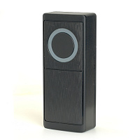 Звонок дверной беспроводной Feron E-379 Электрический 18 мелодий черный с питанием от батареек  Звонок дверной беспроводной Feron E-379 Электрический 18 мелодий черный с питанием от батареек