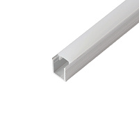 Профиль  накладной 9х7.8мм, алюминиевый, серебро, 2м, CAB241