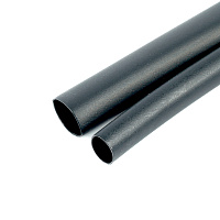 Набор термоусадочных трубок N7 STEKKER HSTGS1, длина 10 см., коэф. усадки 3:1, черный (12шт в упаковке) 32768