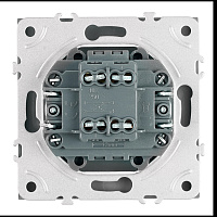 Переключатель перекрестный 1-клавишный (механизм), STEKKER, 250В, 10А, серия Эмили, RSW10-5110-10, платиново-серый, soft touch 49949