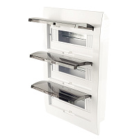 Бокс встраиваемый STEKKER EBX50-4/36-50 36 модулей, пластик, серия ArcaLight 50516