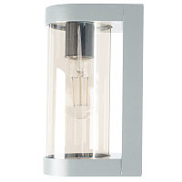 Светильник садово-парковый Feron DH1901, на стену, E27 230V, серый/янтарный 52189