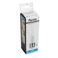 Лампа светодиодная Feron LB-980 Свеча E27 15W 175-265V 6400K 52071