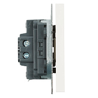 Переключатель перекрестный 1-клавишный (механизм), STEKKER, 250В, 10А, серия Эмили, RSW10-5110-01, белый фарфор, soft touch 49871