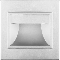 Светодиодный светильник Feron LN12/JD12 встраиваемый 1.5W 4000K серебристый артикул 29559