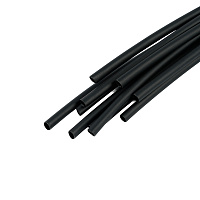 HSTG-321-100BK Термоусадочная трубка клеевая 3,2/1,0 длина 100 см., усадка 3:1, черный 39751