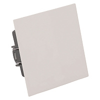 Переключатель 1-клавишный (механизм), STEKKER, 250В, 10A, серия Мия, RSW10-3105-08, пудровый жемчуг 50477