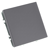 Выключатель 1-клавишный (механизм), STEKKER, 250В, 10А, серия Эмили, RSW10-5103-10,  платиново-серый, soft touch 49943