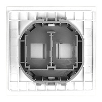 Заглушка (механизм), STEKKER, серия Мия, RST00-3116-01, белая магнолия 50469