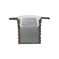 Профиль алюминиевый встраиваемый 9х12мм, серебро, 2м  CAB242 (в комплекте с матовым экраном, 2 заглушками, 4 крепежами) FERON