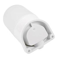 Светильник НББ 01-60-102 129х152х89мм, E27 max 60Вт, наклонный керам. корпус, стекло, IP65, белый 53165