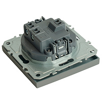 Выключатель 1-клавишный (механизм), STEKKER, 250В, 10А, серия Эмили, RSW10-5103-10,  платиново-серый, soft touch 49943 Выключатель 1-клавишный (механизм), STEKKER, 250В, 10А, серия Эмили, RSW10-5103-10,  платиново-серый, soft touch 49943