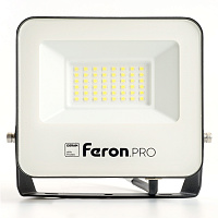 Светодиодный прожектор Feron.PRO LL-1000 IP65 30W 6400K черный 41539 Светодиодный прожектор Feron.PRO LL-1000 IP65 30W 6400K черный 41539