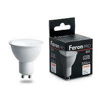 Лампа светодиодная Feron.PRO LB-1608 GU10 8W 175-265V 2700K 38092 Лампа светодиодная Feron.PRO LB-1608 GU10 8W 175-265V 2700K 38092
