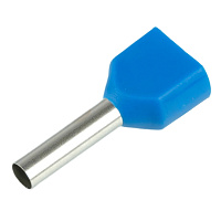 LD406-7508 Наконечник штыревой втулочный изолированный НШВИ(2) 0,75-8 (DIY упаковка 25 шт) 50406 LD406-7508 Наконечник штыревой втулочный изолированный НШВИ(2) 0,75-8 (DIY упаковка 25 шт) 50406