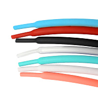 Термоусадочная трубка STEKKER HST-630-100M, длина 100 см., коэф. усадки 2:1, мультиколор  39721