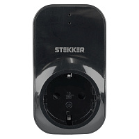 Реле напряжение для розетки STEKKER  VP-100B-3M, 230В, 16A 50688