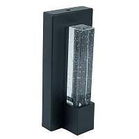 Светильник уличный светодиодный Feron DH2201 Катар 5W, 90*43*210мм, 3000К, черный (на стену вверх) 53093