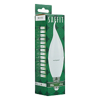 Лампа светодиодная SAFFIT SBC3720 Свеча на ветру E14 20W 230V 6400K 55276