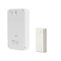 Звонок дверной беспроводной Feron E-379 Электрический 18 мелодий белый с питанием от батареек  Звонок дверной беспроводной Feron E-379 Электрический 18 мелодий белый с питанием от батареек