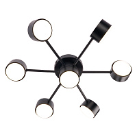 Светильник потолочный GX53 15Wx7, 230V, черный, AL269 GELA  Feron 53100