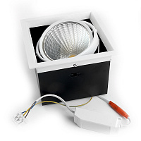 Светодиодный светильник Feron AL211 карданный 1x30W 4000K 35 градусов ,белый Светодиодный светильник Feron AL211 карданный 1x30W 4000K 35 градусов ,белый