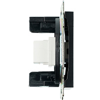 Розетка HDMI 2.1, Type A  (механизм), STEKKER GLS00-7118-05, серия Катрин, черный 50062