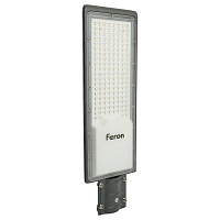 Светодиодный уличный консольный светильник Feron SP3035 120W 6400K 230V, серый 41581 Светодиодный уличный консольный светильник Feron SP3035 120W 6400K 230V, серый 41581