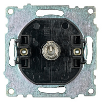 Розетка телевизионная 1-местная (механизм), STEKKER GLS00-7108-05, 75 Ом, 5-862МГц, серия Катрин, черный 39614