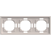 Рамка STEKKER, PFR00-5003-08 3-местная, серия Эмили, кашемир, soft touch 49912 Рамка STEKKER, PFR00-5003-08 3-местная, серия Эмили, кашемир, soft touch 49912
