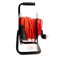 Удлинитель на пластиковой катушке STD04-10-50 (40289) 1-местный  с/з 3*1,5, 50м, 250В, 16А, IP44, Standart  50176