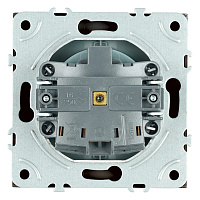 Розетка 1-местная с крышкой с защ. штор, STEKKER, с/з, 250В, 16А, серия Эмили, RST16-5112-05, черный уголь, soft touch 49855