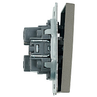 Выключатель 1-клавишный (механизм), STEKKER, 250В, 10А, серия Эмили, RSW10-5103-09, антрацит, soft touch 49917 Выключатель 1-клавишный (механизм), STEKKER, 250В, 10А, серия Эмили, RSW10-5103-09, антрацит, soft touch 49917