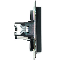 Розетка HDMI 2.1, Type A  (механизм), STEKKER GLS00-7118-05, серия Катрин, черный 50062