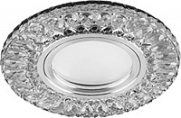 Светильник встраиваемый с белой LED подсветкой Feron CD906 потолочный MR16 G5.3 белый Светильник встраиваемый с белой LED подсветкой Feron CD906 потолочный MR16 G5.3 белый