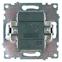 Переключатель 1-клавишный (механизм), STEKKER GLS10-7105-01, 250V, 10А, серия Катрин, белый 39572