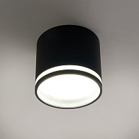 Светильник потолочный Feron HL362 LUNA 12W, 230V, GX53, черный 41997 Светильник потолочный Feron HL362 LUNA 12W, 230V, GX53, черный 41997