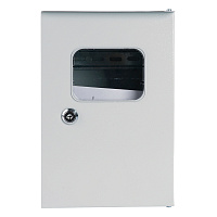 Шкаф учетно-распределительный навесной ЩУРн-1/6 STEKKER EBX60-3/1/6.2-54  IP54 (285*190*145) сталь, серия ArcaMetal 50707