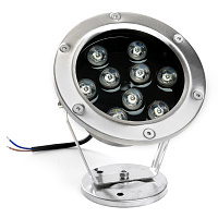Светодиодный прожектор подводный Feron LL-824, 9W, AC24V, низковольтный, RGB, металлик, 143*75*170mm, IP68 48468  Светодиодный прожектор подводный Feron LL-824, 9W, AC24V, низковольтный, RGB, металлик, 143*75*170mm, IP68 48468
