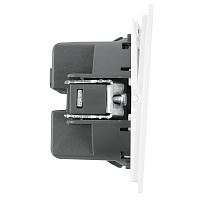 Переключатель перекрестный 1-клавишный (механизм), STEKKER, 250В, 10А, серия Мия, RSW10-3110-01, белая магнолия 50569